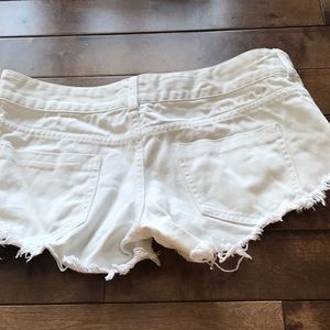 Billabong Denim Shorts- White- Size 7